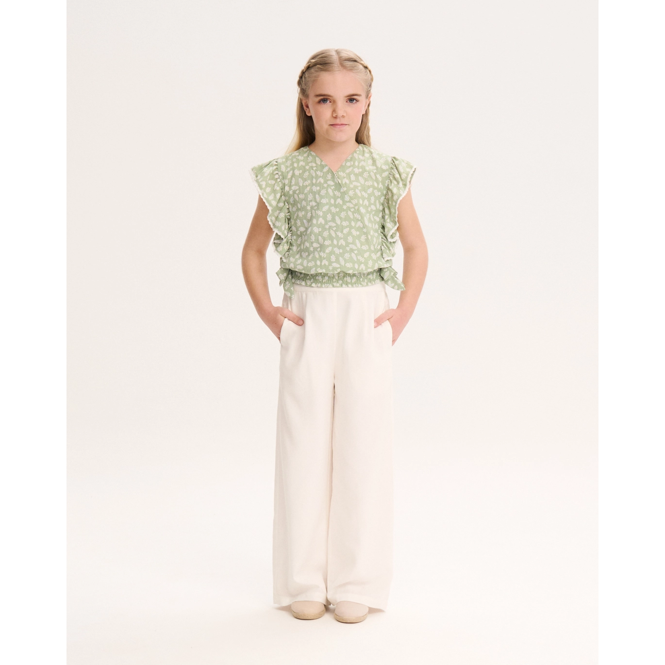 PANTALÓN BLANCO ALGODÓN