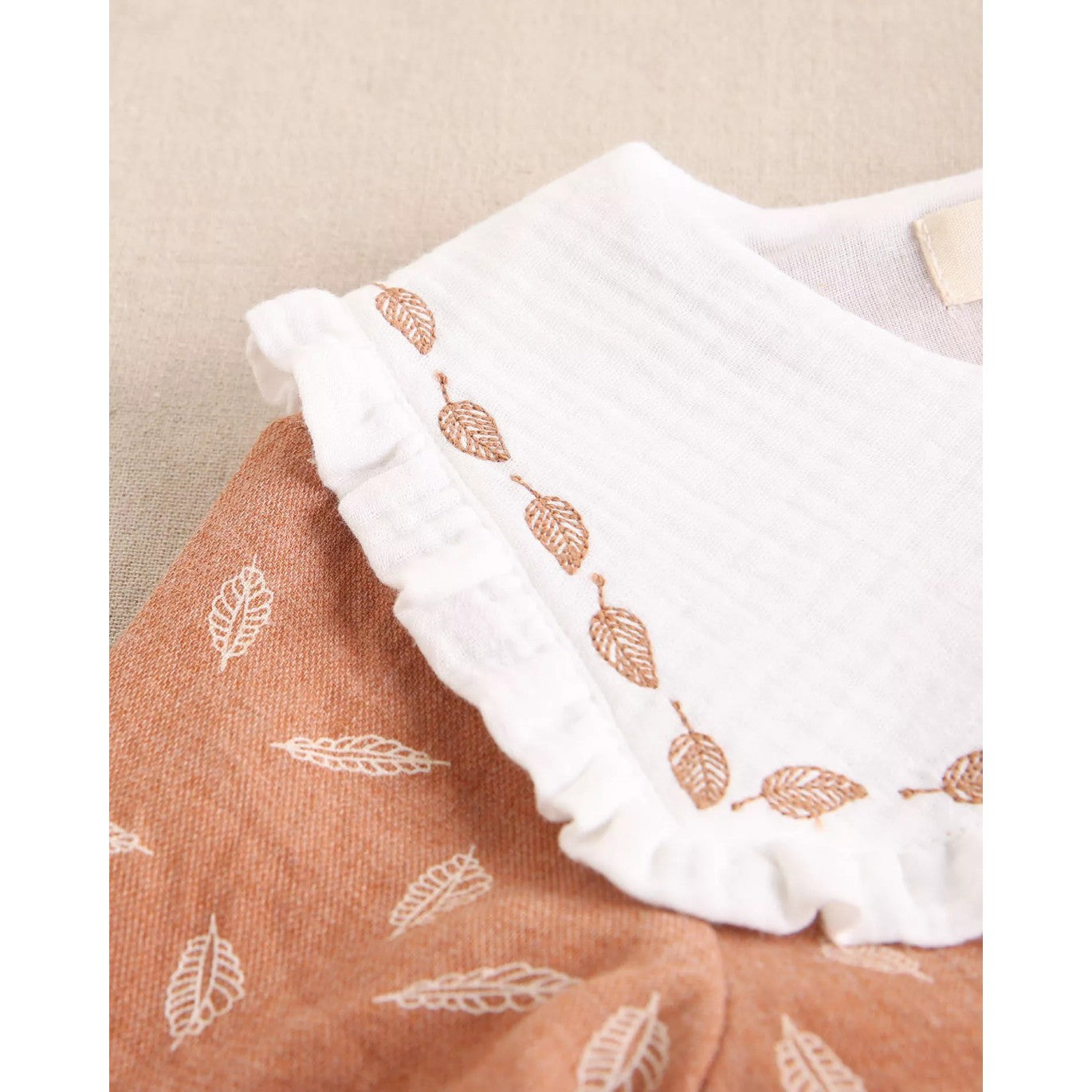 VESTIDO HOJAS ÓXIDO