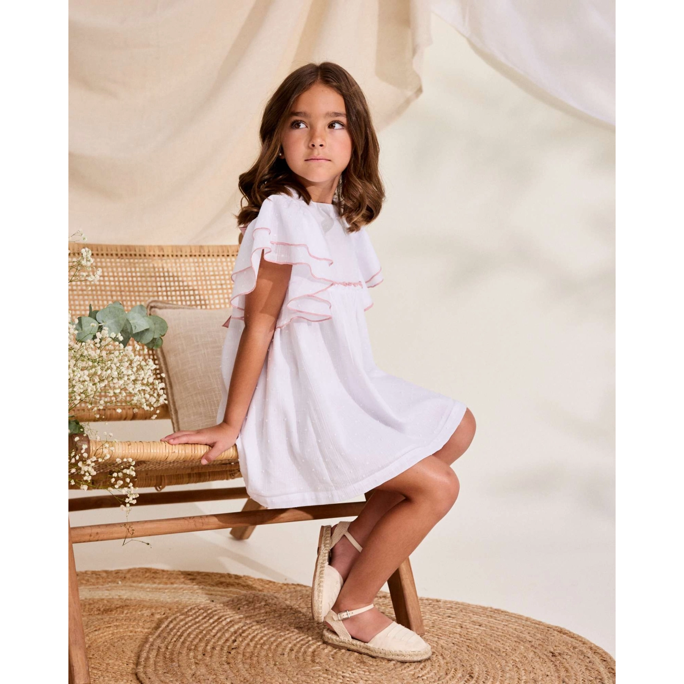 VESTIDO PLUMETI BLANCO LAZADA
