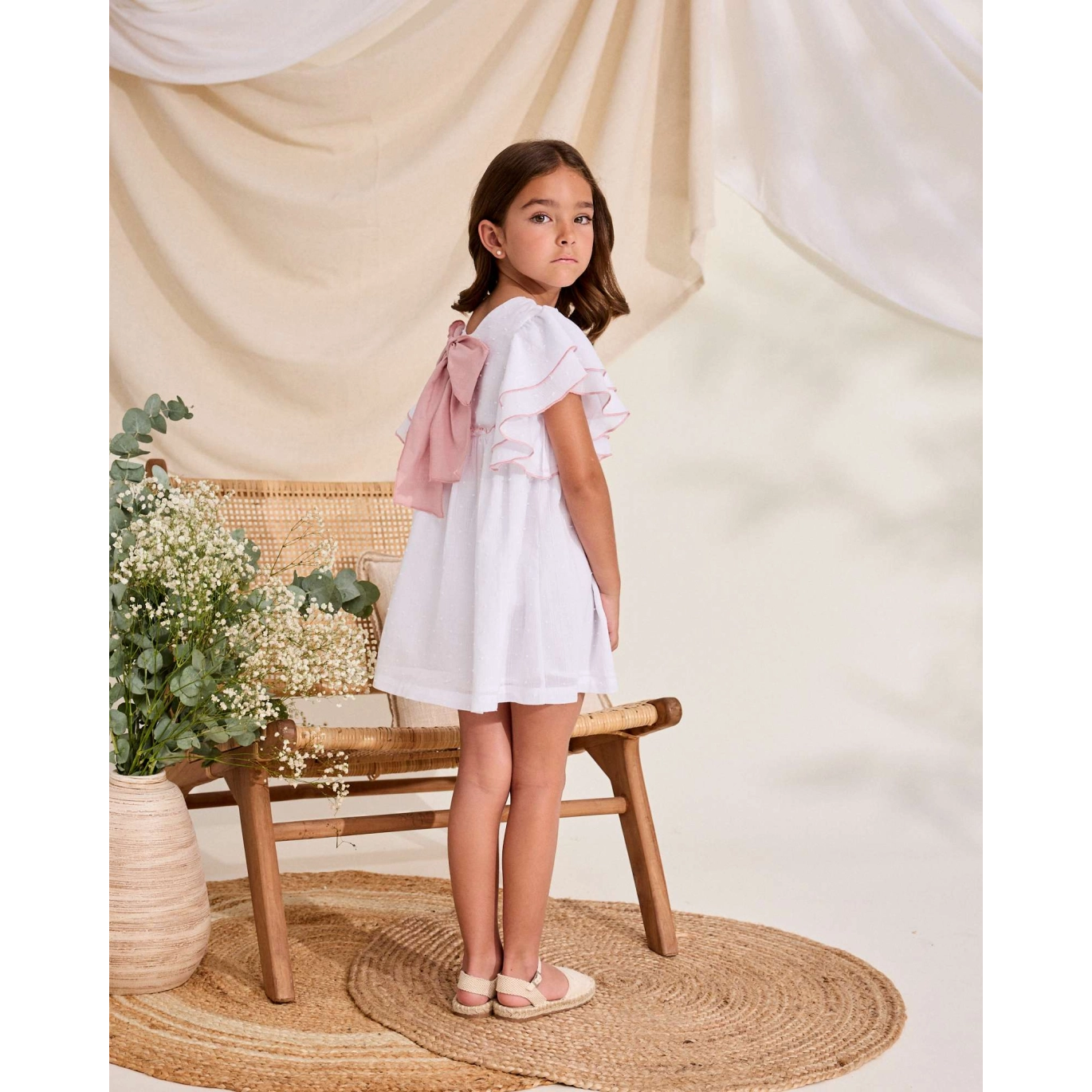 VESTIDO PLUMETI BLANCO LAZADA