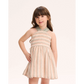 VESTIDO RAYAS SALMON - VERDE