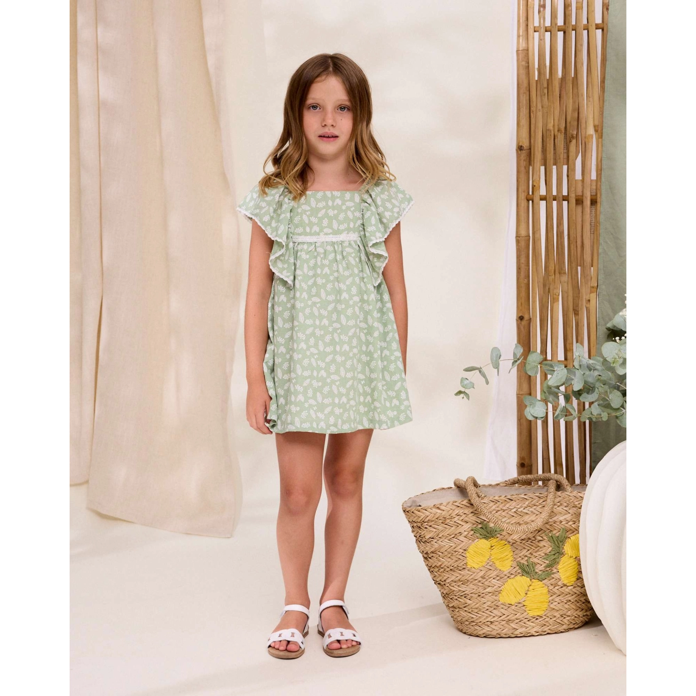 VESTIDO HOJA VERDE