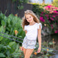 CAMISETA ESCOTE BLANCA